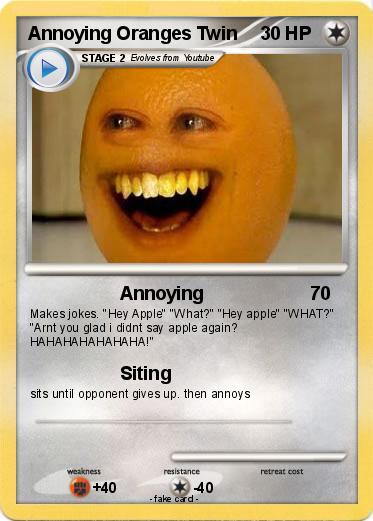 Pokemon Annoying Oranges Twin