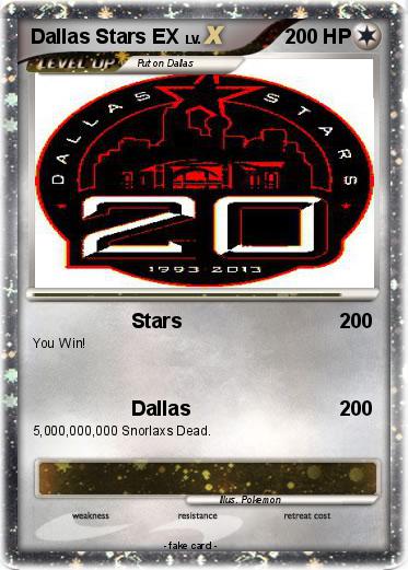 Pokemon Dallas Stars EX