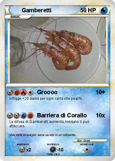 Pokemon Gamberetti