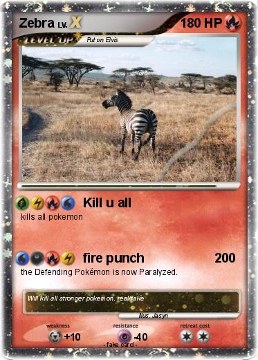 Pokemon Zebra