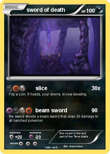 Pokemon sword of death