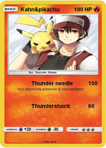 Pokemon Kahn&pikachu