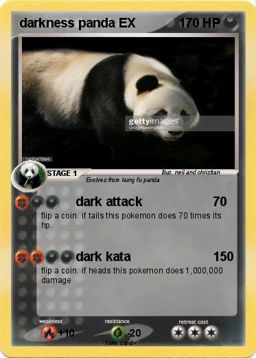 Pokemon darkness panda EX