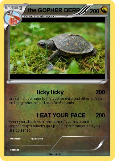 Pokemon the GOPHER DERP