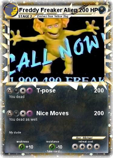 Pokemon Freddy Freaker Alien