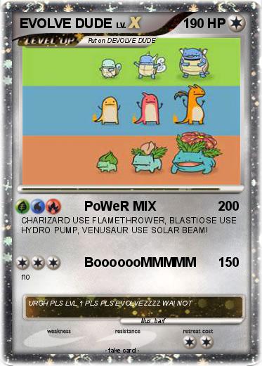 Pokemon EVOLVE DUDE