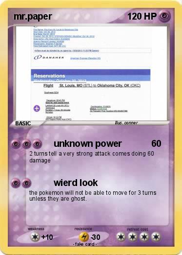 Pokemon mr.paper