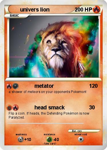 Pokemon univers lion