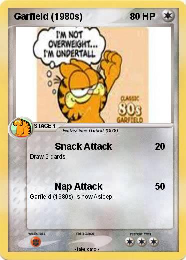 Pokemon Garfield (1980s)