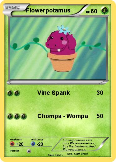 Pokemon Flowerpotamus