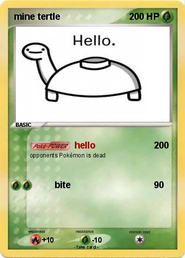 Pokemon mine tertle
