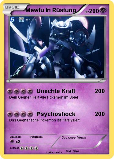 Pokemon Mewtu In Rüstung
