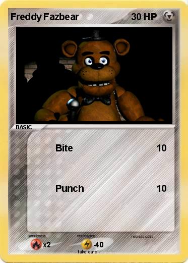 Pokemon Freddy Fazbear