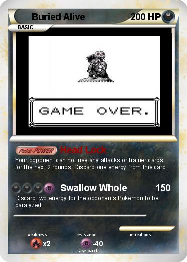 Pokemon Buried Alive