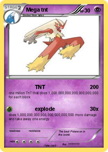 Pokemon Mega tnt