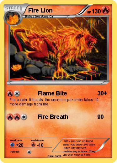 Pokemon Fire Lion
