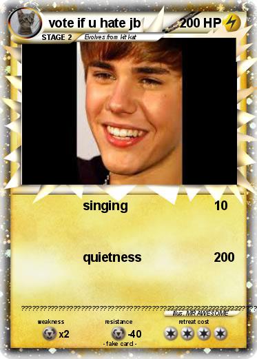 Pokemon vote if u hate jb