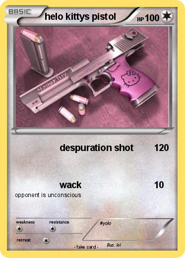 Pokemon helo kittys pistol