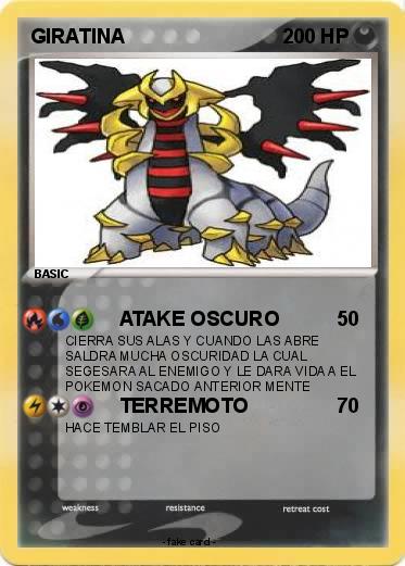 Pokemon GIRATINA