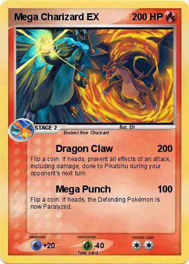 Pokemon Mega Charizard EX