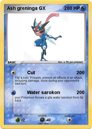 Pokemon Ash greninga GX