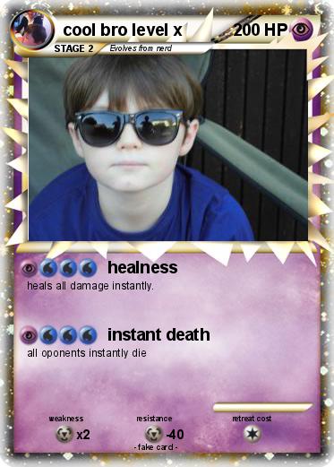 Pokemon cool bro level x