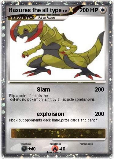 Pokemon Haxures the all type