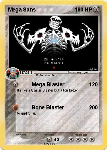 Pokemon Mega Sans