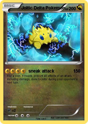 Pokemon Joltic Delta Pokemon