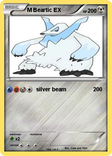 Pokemon M Beartic EX