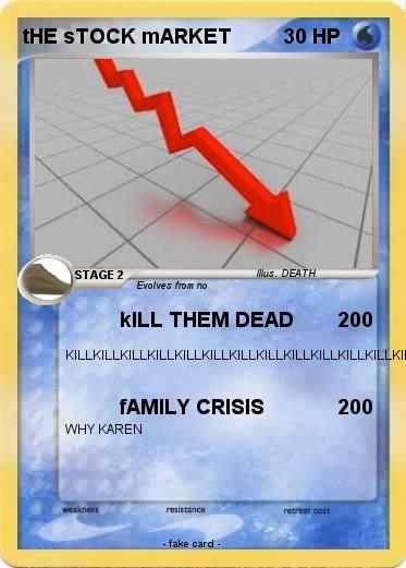 Pokemon tHE sTOCK mARKET