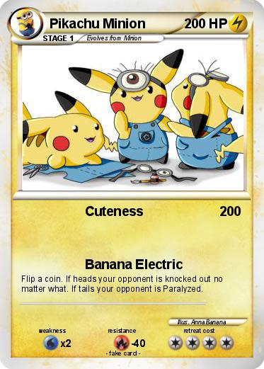 Pokemon Pikachu Minion