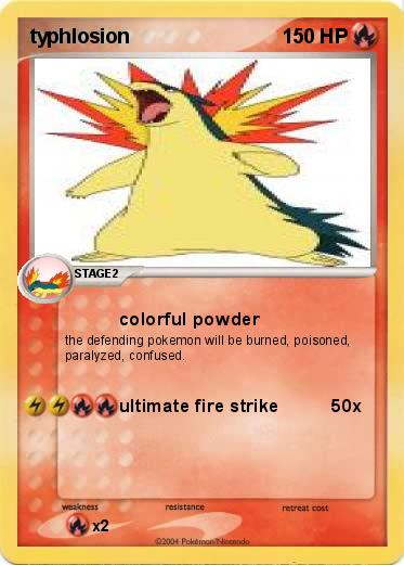Pokemon typhlosion