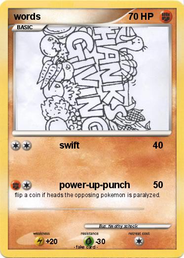 Pokemon words