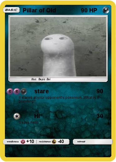 Pokemon Pillar of Old
