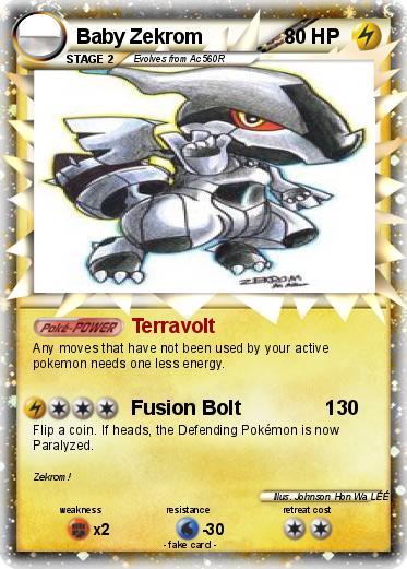 Pokemon Baby Zekrom