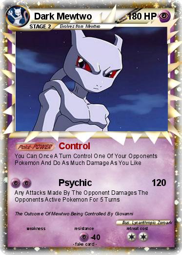 Pokemon Dark Mewtwo