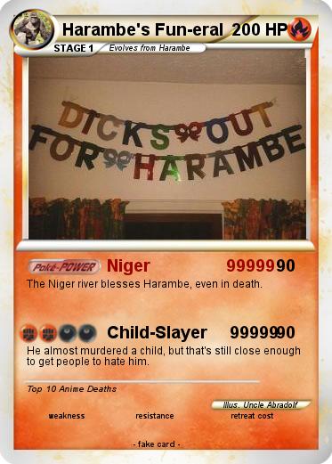 Pokemon Harambe's Fun-eral