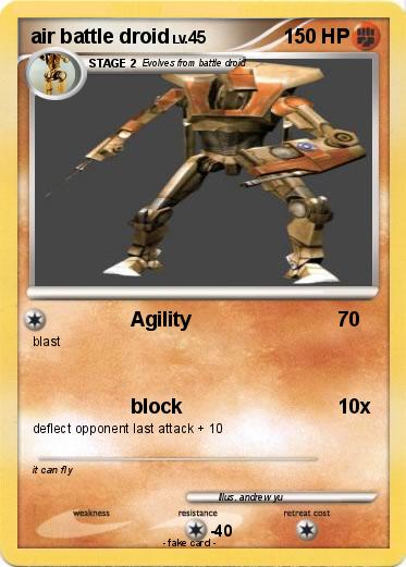 Pokemon air battle droid