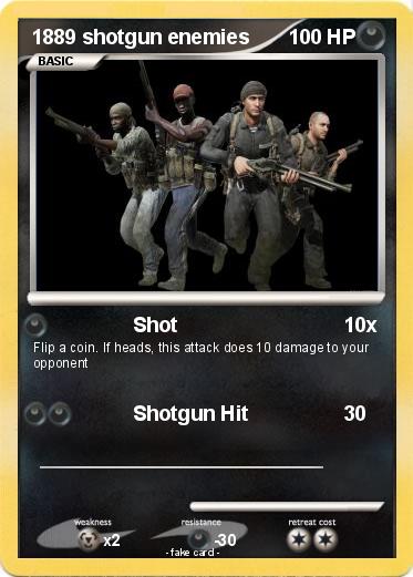 Pokemon 1889 shotgun enemies