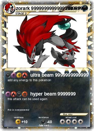 Pokemon zorark 9999999999999999999999