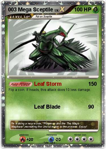 Pokemon 003 Mega Sceptile