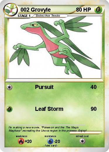 Pokemon 002 Grovyle
