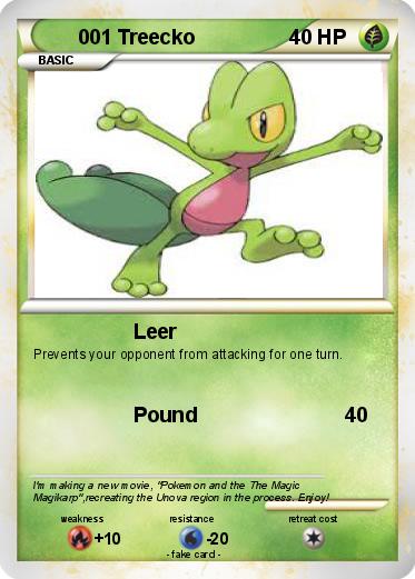 Pokemon 001 Treecko