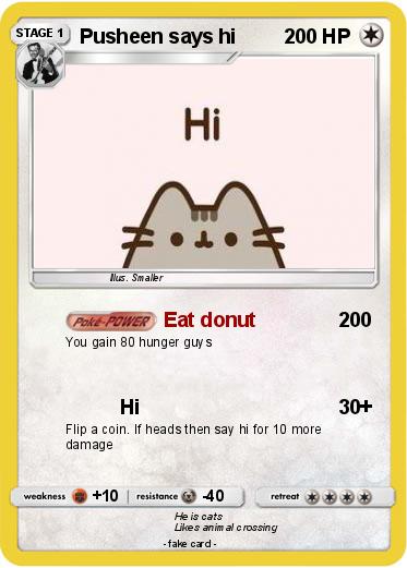 Pokemon Pusheen says hi