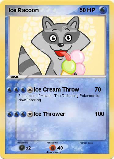 Pokemon Ice Racoon