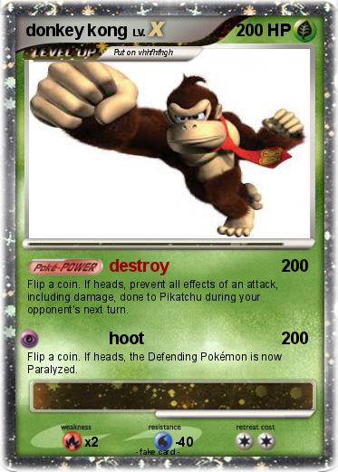 Pokemon donkey kong