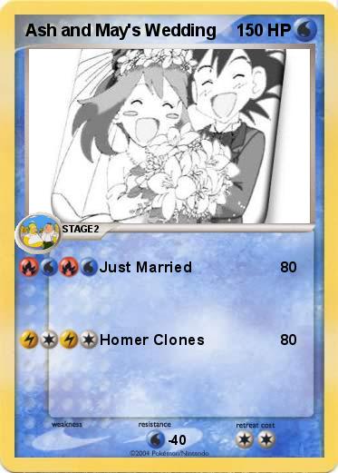 Pokemon Ash and May's Wedding