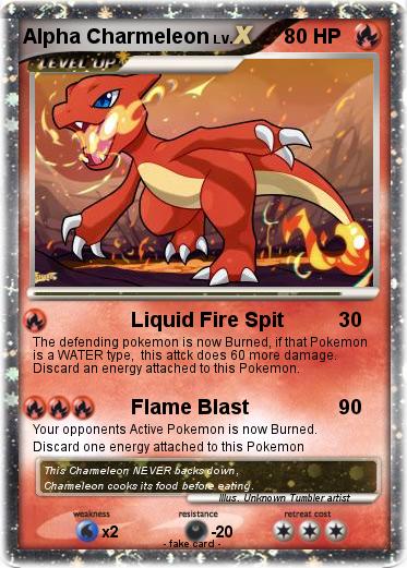 Pokemon Alpha Charmeleon