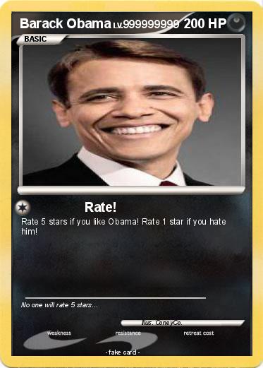 Pokemon Barack Obama